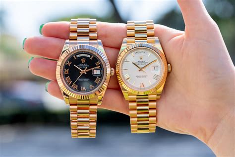 rolex day date 40 vs day date ii|Rolex Day-Date 40 models.